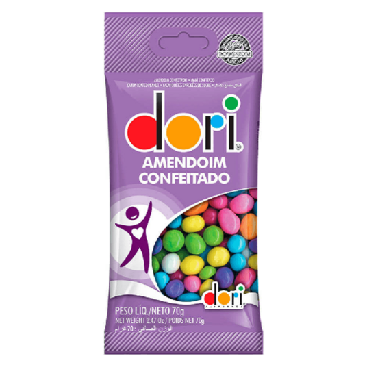 Amendoim Dori 70g Confeitado