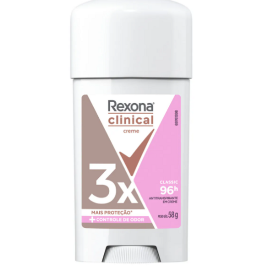 Desod.creme Rexona Clinical 58g Classic