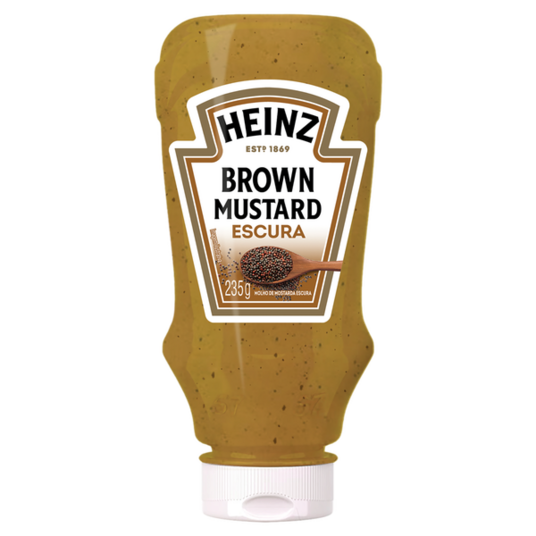 Mostarda Heinz 235g Escura Fp