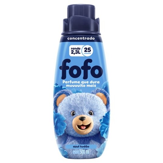 Amaciante Conc.fofo 500ml Azul Tudao
