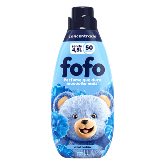 Amaciante Conc.fofo 1l Azul Tudao