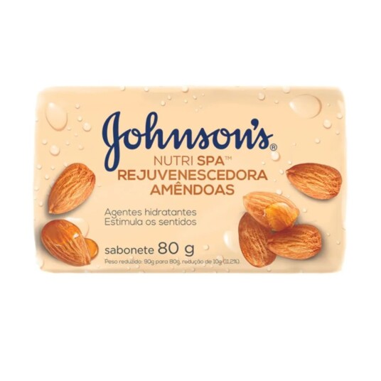 Sabonete Barra Nutri Johnsons 80g Amendoas
