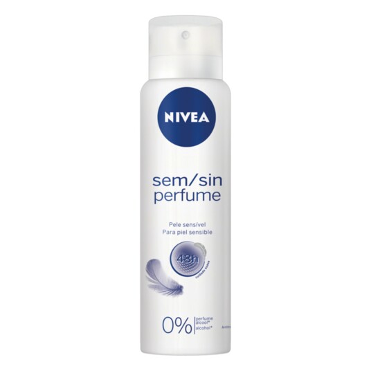 Desod.aerossol Nivea 150ml Sensitive Pure