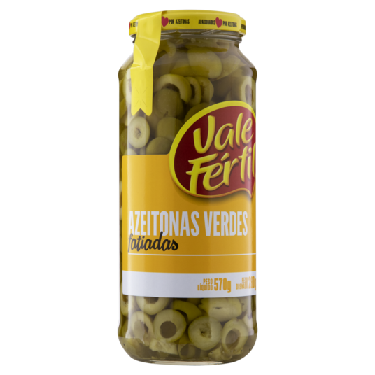 Azeitona Verde Vale Fertil 280g Fatiada
