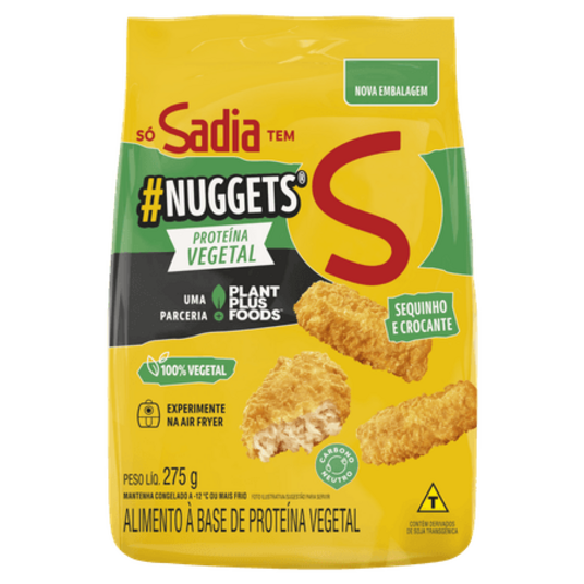Nuggets Vegetal Sadia 275g Sequin.crocante