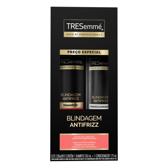 Kit Sh.+cond.tresemme 350+175ml Blind.antiumid.