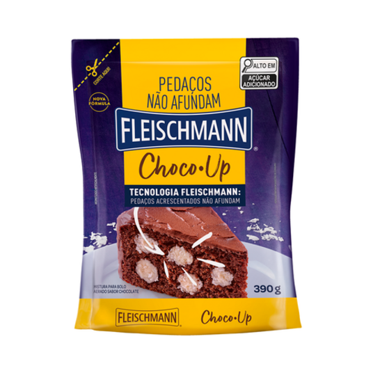 Mistura P/bolo Fleischmann 390g Chocoup