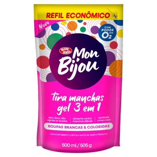 Tira Manchas Gel Mon Bijou 500ml Roup.bca/col.sc