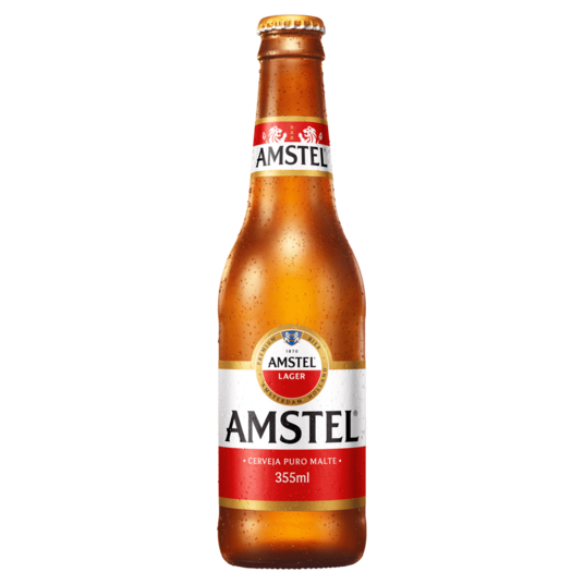 Cerveja Puro Malte Amstel 355ml Lager Ln