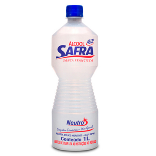 Alcool 46,2° Safra 1l Zerobac Neutro