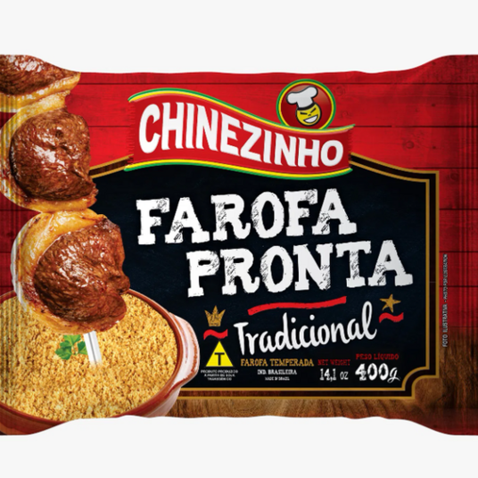 Farofa Pronta Chinezinho 400g Tradicional