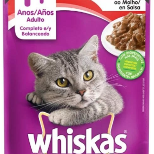Alim.p/gatos Dreamies Whiskas 80g Carne