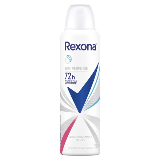 Desod.aerossol Rexona 150ml S/perfume
