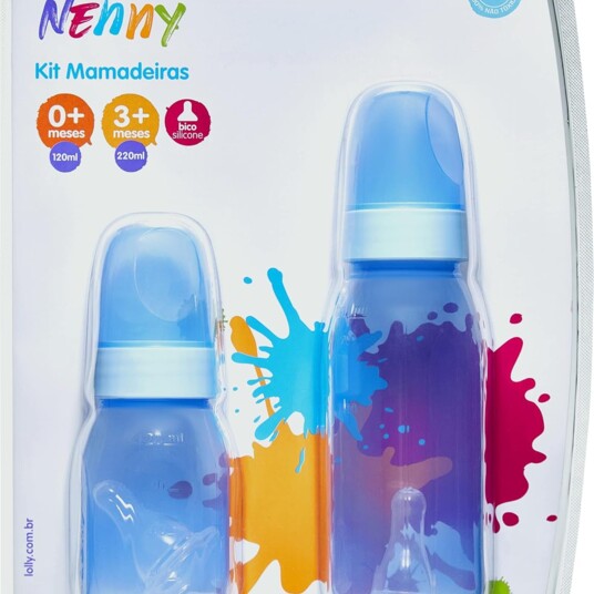 Kit Mamadeira Lolly Baby 220+120ml Feminino