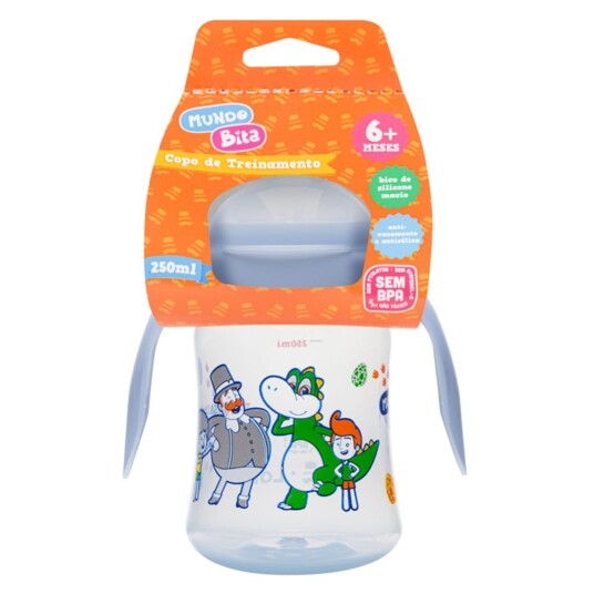 Copo Treinamento Lolly Baby 250ml Big M.bita Masc