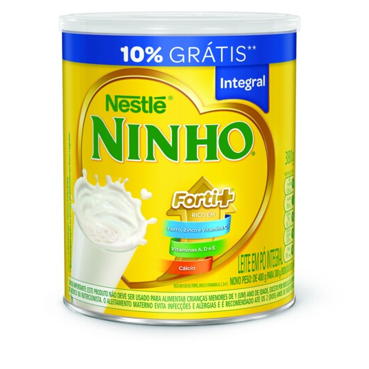 Leite em Po Ninho 380g Integ.10%des