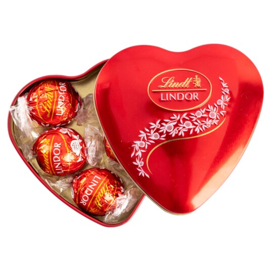 Chocolate Coracao Lindor Lindt 50g Ao Leite Lata