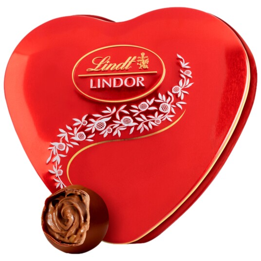 Chocolate Coracao Lindor Lindt 50g Ao Leite Lata