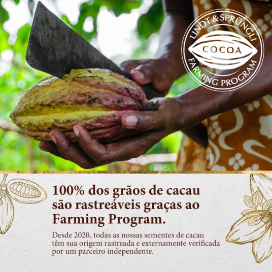 Chocolate Coracao Lindor Lindt 50g Ao Leite Lata