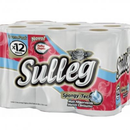 Papel Higienico Sulleg 20m 12 Rolos Folha Dupla