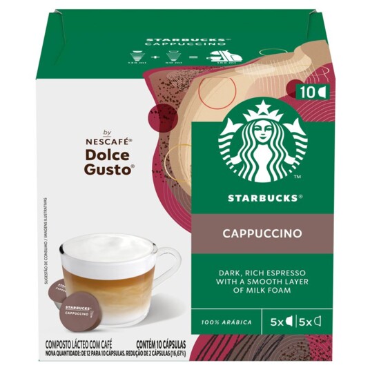 Caps.cafe Starbucks 100g Cappuc.wht C/10