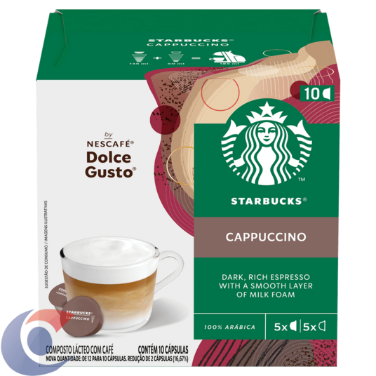 Caps.cafe Starbucks 100g Cappuc.wht C/10