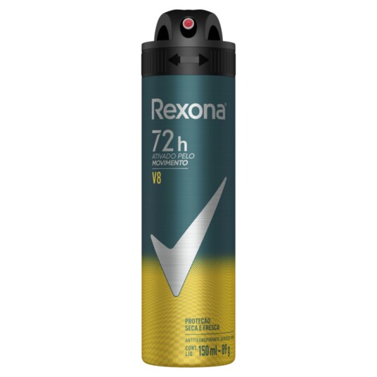 Desod.aerossol Rexona 150ml Men V8