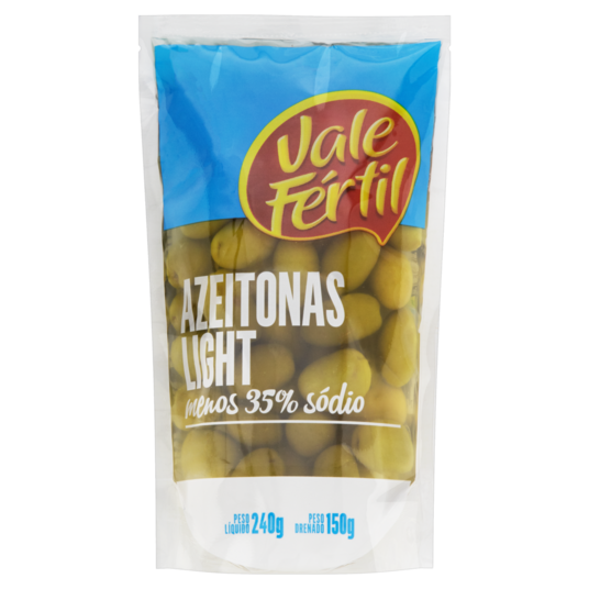 Azeitona Verde Vale Fertil 150g Light Doy Pack