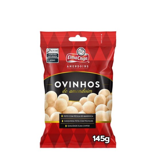 Amendoim Ovinhos Elma Chips 145g