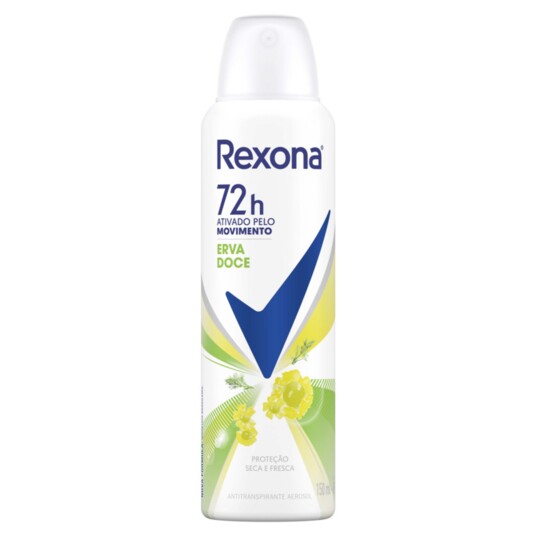 Desod.aerossol Rexona 150ml Erva Doce