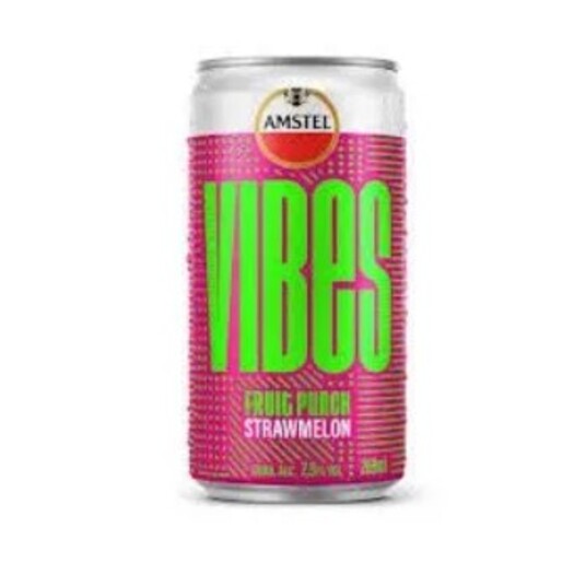 Bebida Mista Vibes Amstel 269ml Strawmelon