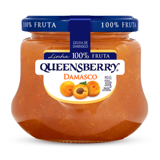 Geleia Queensberry 100% 300g Damasco