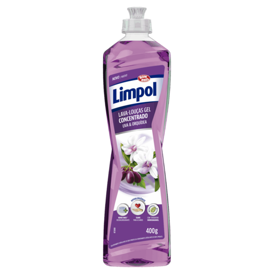 Lava Loucas Gel Limpol 400g Uva/orquidea