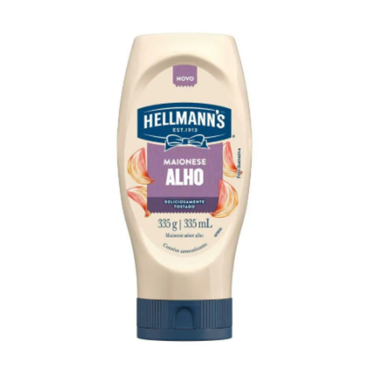 Maionese Hellmanns 335g Alho