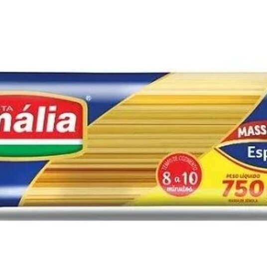 Macarrao C/semola Amalia 750g Espaguete 8
