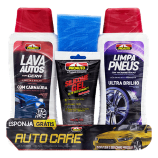 Kit Glass + Esponja Proauto Un