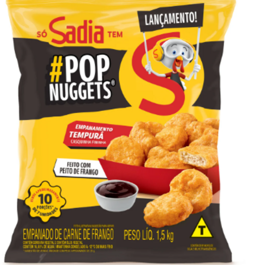 Nuggets Frango Sadia 1,5kg Pop