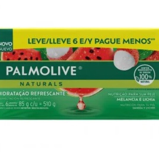 Sabonete Barra Palmolive 510g 6pack Mel.linc.