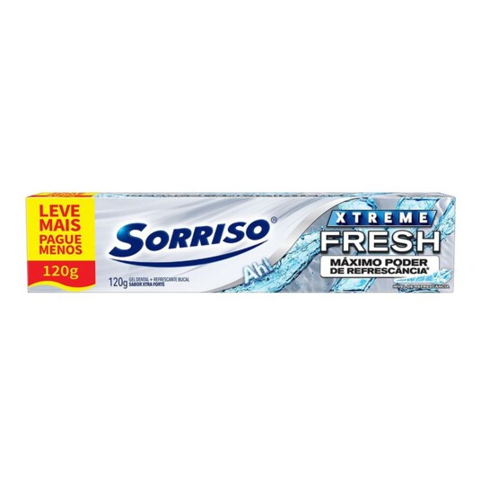 Gel Dental Sorriso 120g Xtreme Fresh