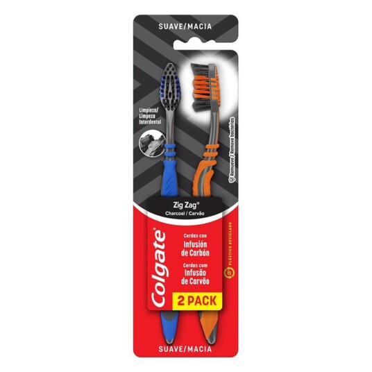 Escova Dental Colgate 2un Zig Zag Inf.car