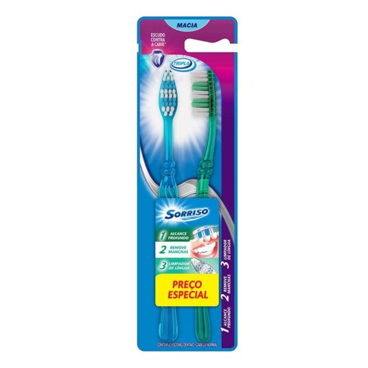 Escova Dental Sorriso 2un Preco Especial