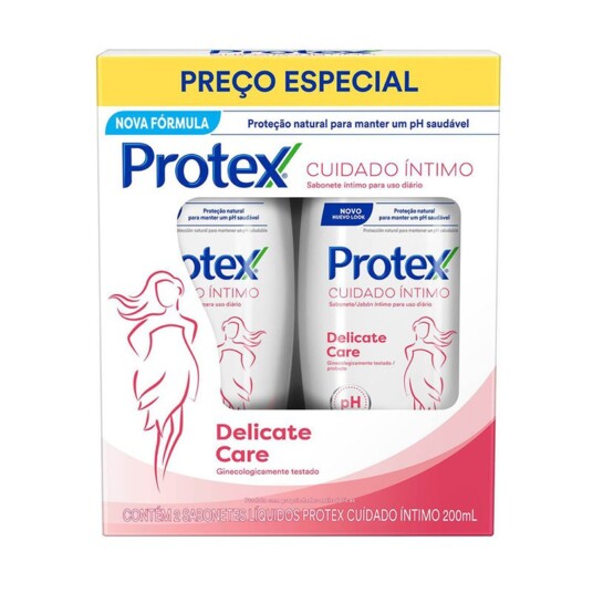 Pack Sabonete Liq.int.protex 400ml Cuidado Intimo