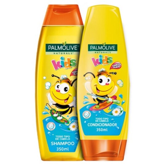 Kit Sh.+cond.palmolive Kids 2x350ml Todo Tipo Cabe