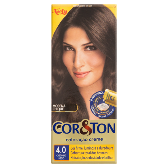 Tintura Cor e Ton 135g N40 Castanho Me