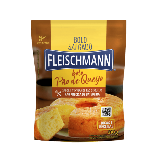 Mistura P/bolo Fleischmann 310g Pao Queijo