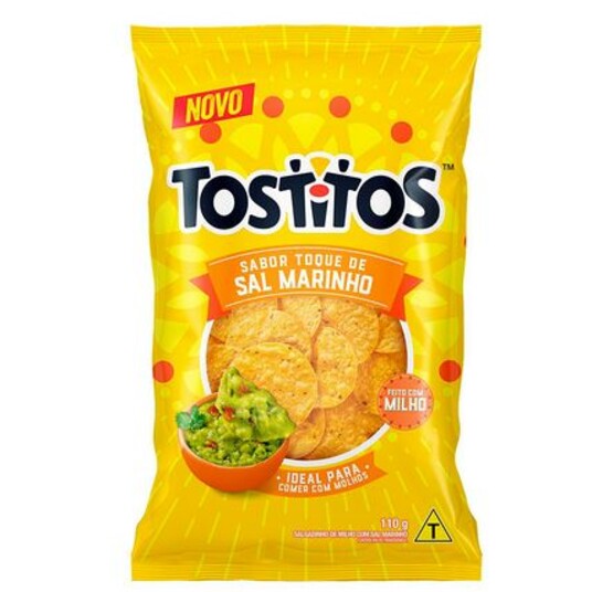 Salgadinho Tostitos 110g T.de Sal Marinh