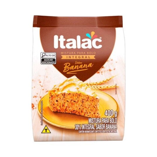 Mistura P/bolo Italac 400g Int.banana