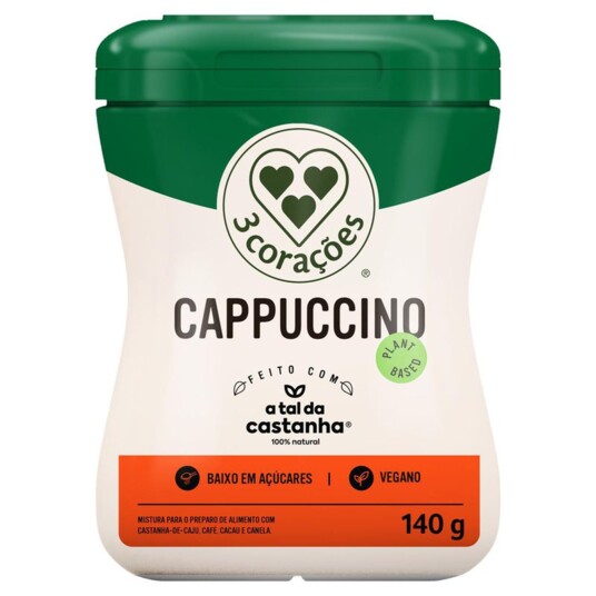 Preparo Po 3 Coracoes 140g Cappuc.veg.pot