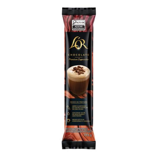 Cappuccino Soluvel Lor 156,8g Chocolate