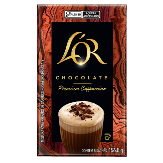 Cappuccino Soluvel Lor 156,8g Chocolate